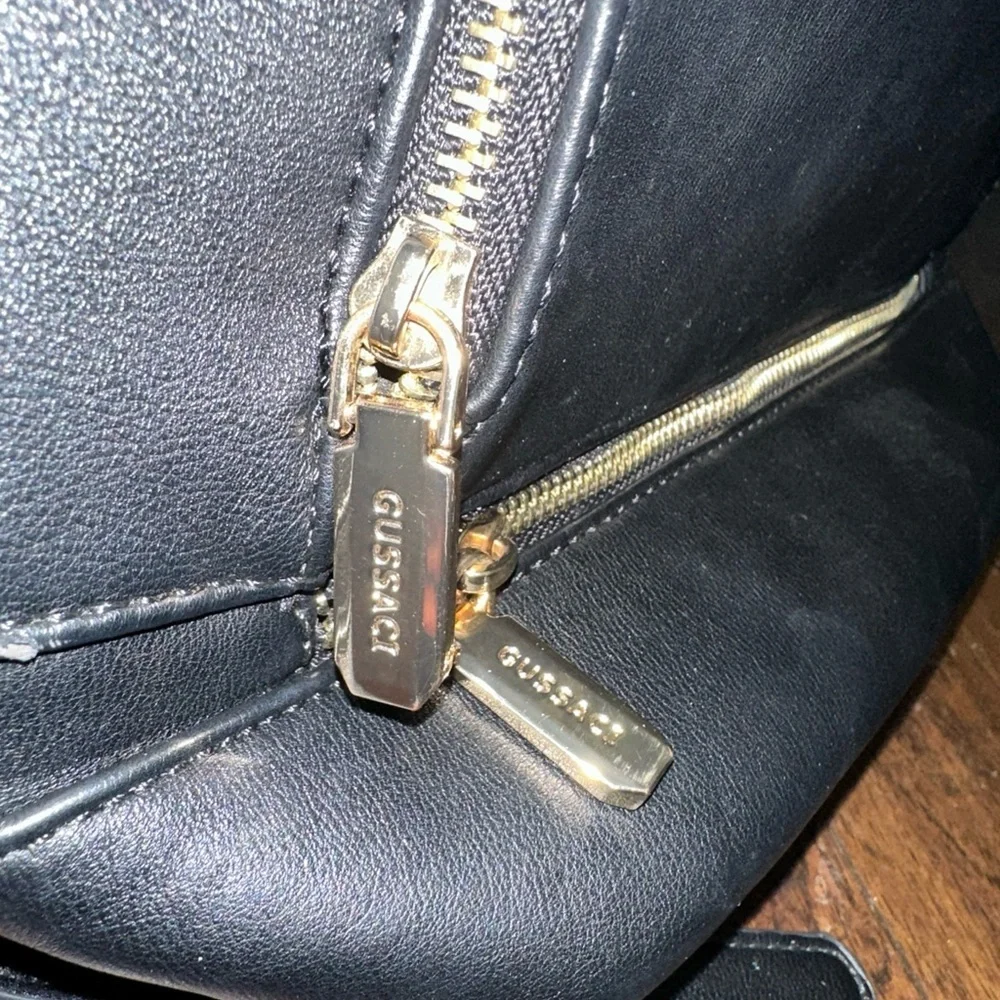 GUSSACI Sleek Mini Black Backpack‎ for Women